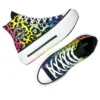 Chuck Taylor All Star Lift Double Stack Platform Pride High “Chaos Fuchsia Orange Rind”