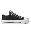 Chuck Taylor All Star Lift Glitter Low Top Thick Sole “Black White”