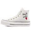 Chuck Taylor All Star Lift High “Valentine”s Day – Vintage White”