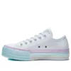 Chuck Taylor All Star Lift Low “White Lilac Blue”