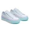 Chuck Taylor All Star Lift Low “White Lilac Blue”