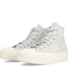 Chuck Taylor All Star Lift Platform Crochet “Grey White”