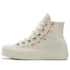 Chuck Taylor All Star Lift Platform “Embroidered Floral – Egret”
