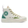 Chuck Taylor All Star Lift Platform High “Colorblock Overlay Algae Coast”