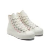 Chuck Taylor All Star Lift Platform High “Embroidered Hearts – White”