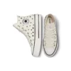 Chuck Taylor All Star Lift Platform High “Embroidered Stars – Egret”