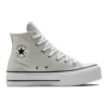 Chuck Taylor All Star Lift Platform High “Light Silver”