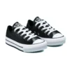Chuck Taylor All Star Lift Platform Iridescent Leather “Black White”