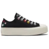 Chuck Taylor All Star Lift Platform Low “Floral Embroidery”