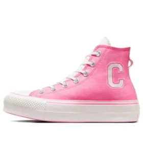 Chuck Taylor All Star Lift Platform Retro Varsity High “Oops Pink”