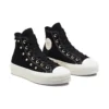 Chuck Taylor All Star Lift Platform Suede Studs High Top “Black”