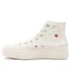 Chuck Taylor All Star Lift Platform Y2K Heart High Top “White Fever Dream”