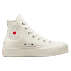 Chuck Taylor All Star Lift Platform Y2K Heart High Top “White Fever Dream”
