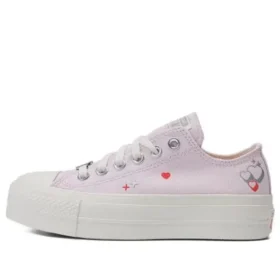 Chuck Taylor All Star Lift Platform Y2K Heart Low Top “Pale Pink”