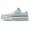 Chuck Taylor All Star Lift Renew Canvas Thick Sole Light Blue Sneakers “Blue White”