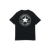 Chuck Taylor All Star Logo Printing Round Neck Sports Short Sleeve “Black”
