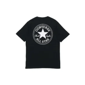 Chuck Taylor All Star Logo Printing Round Neck Sports Short Sleeve “Black”
