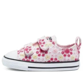 Chuck Taylor All Star Low Top Embroidery “Pink Yellow”