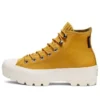 Chuck Taylor All Star Lugged Leather High “Gold Dart”