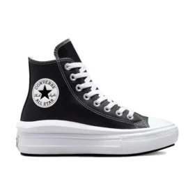 Chuck Taylor All Star Move Platform High “Leather – Black”