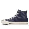 Chuck Taylor All Star Olive Green Leather High Top “Navy”