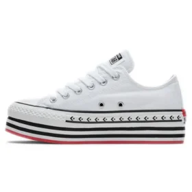 Chuck Taylor All Star Platform Layer Low “Logo Play – White”