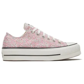 Chuck Taylor All Star Platform Low “Vintage Floral – Egret”