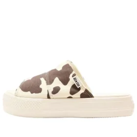 Chuck Taylor All Star Platform Slides “Cowspot Off-White”