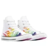 Chuck Taylor All Star Pride High “White Chaos Fuchsia”