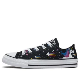 Chuck Taylor All Star Rainbow Unicorn Black Sneakers “Black”
