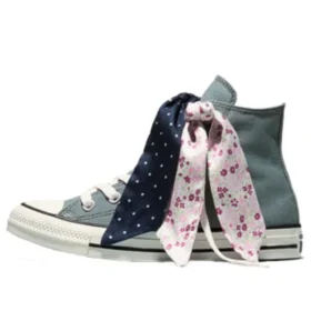 Chuck Taylor All Star Scarf Bow “Mineral Brew Grey”