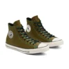 Chuck Taylor All Star Tumbled Leather “Green White”