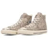 Chuck Taylor All Star US Leather Python HI “Natural”