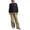Chuck Taylor All Star Winter Art Graphic Crew Sweatshirt Asia Sizing “Black”