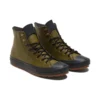 Chuck Taylor All Star Winter Leather High “Dark Moss”