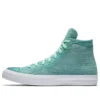 Chuck Taylor All Star X Nike Flyknit High “Green Blue”