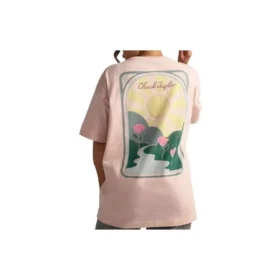 Chuck Taylor High Summer Art OS Tee Asia Sizing “Pink Sage”