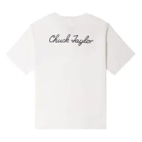 Chuck Taylor Logo Button-Up T-Shirt Asia Sizing “White”