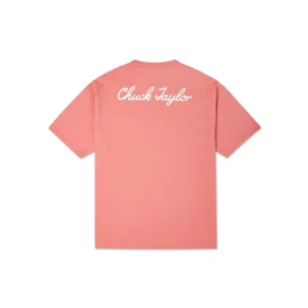Chuck Taylor Shoe Patch T-Shirt Asia Sizing “Pink”