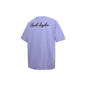 Chuck Taylor Shoe Patch T-Shirt Asia Sizing “Purple”