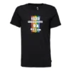 Classic Basic Slim Fit Printing Short Sleeve Black