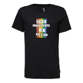 Classic Basic Slim Fit Printing Short Sleeve Black