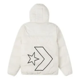 Classic Casual Warm Hooded Down Jacket Asia Sizing “White”