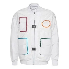 CNY Padded Outerwear Jacket Asia Sizing “White”