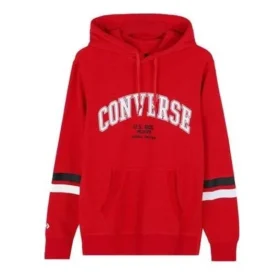 Collegiate Text Pullover Hoodie Asia Sizing “Red”