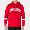 Collegiate Text Pullover Hoodie Asia Sizing “Red”