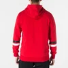 Collegiate Text Pullover Hoodie Asia Sizing “Red”