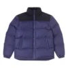 Colorblock Down Jacket Asia Sizing “Purple Black”