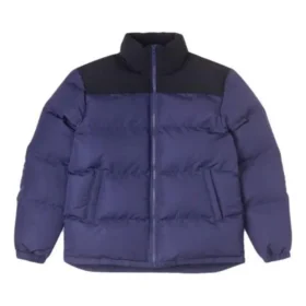 Colorblock Down Jacket Asia Sizing “Purple Black”