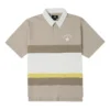 Colorblock Logo Polo Shirt Asia Sizing “Beige White”